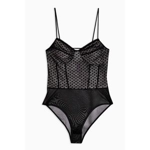 TOPSHOP MESH STAR BODYSUIT (NWT)